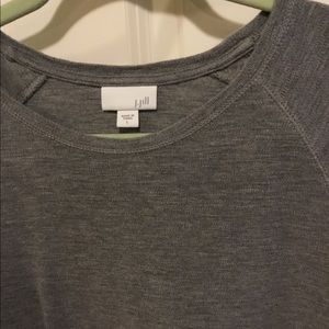 J.Jill long sleeve gray top Size L